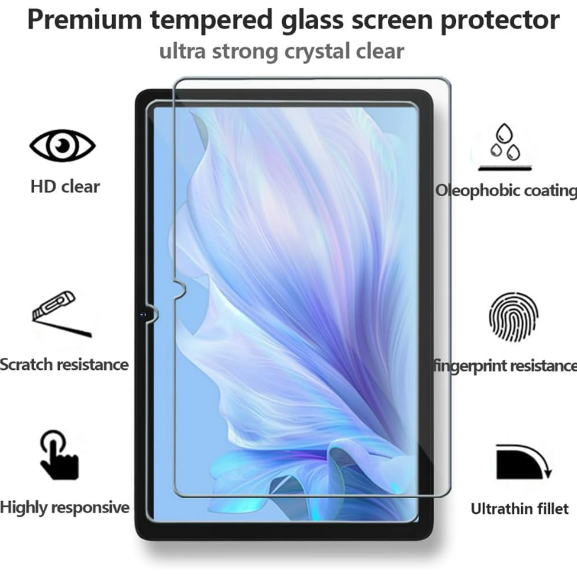 Screen Protector For ApoloSign 10.1 inch Android 14 Tablet EM101A Tempered Glass
