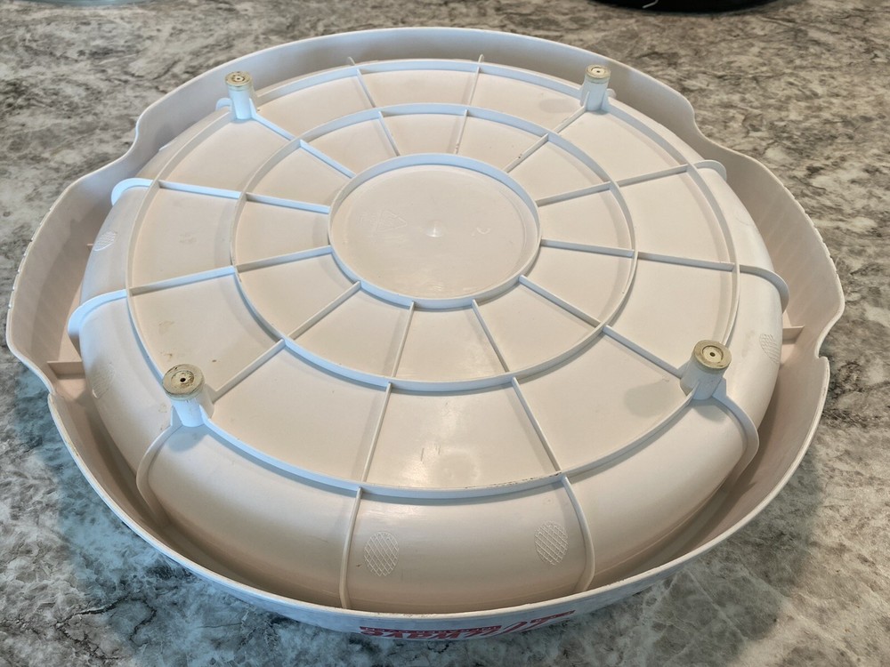 NuWave Pro Infrared Oven 20331 Replacement Bottom Base Drip Tray White EUC