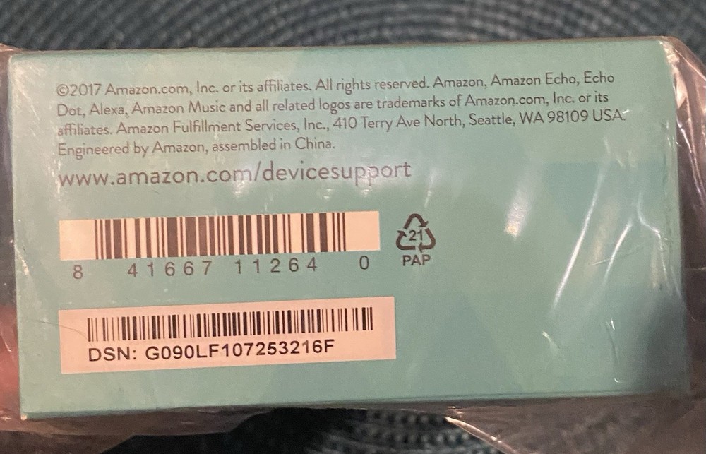 Echo Dot Amazon (2nd Generation) Smart Speaker - Black