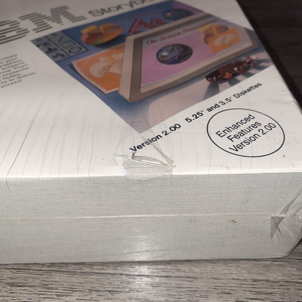 IBM PC Storyboard PLUS Version 2.0 presentation software Brand New!