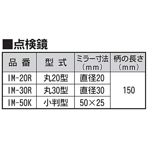 SK Inspection Mirror oval type
