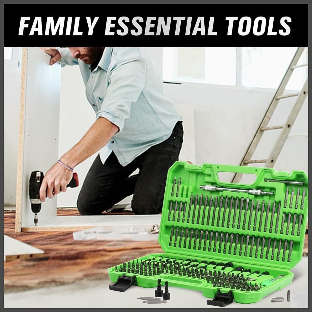 232-Piece Professional Screwdriver Bit Set with Quick Release & Security Bits