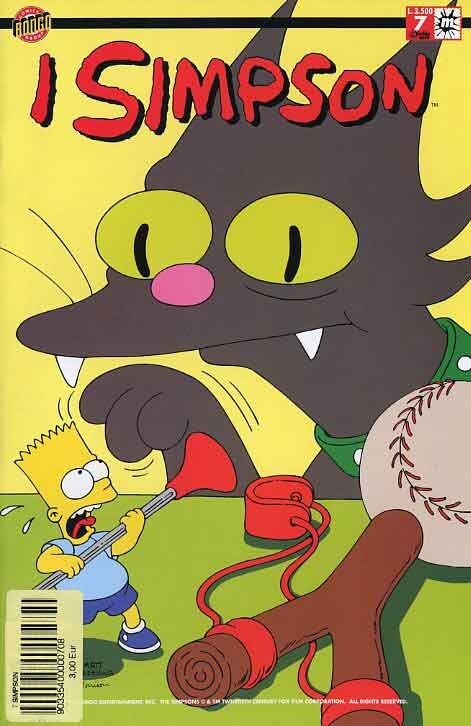 I SIMPSON Comic Book Number 7 Bongo Comics Black Spot