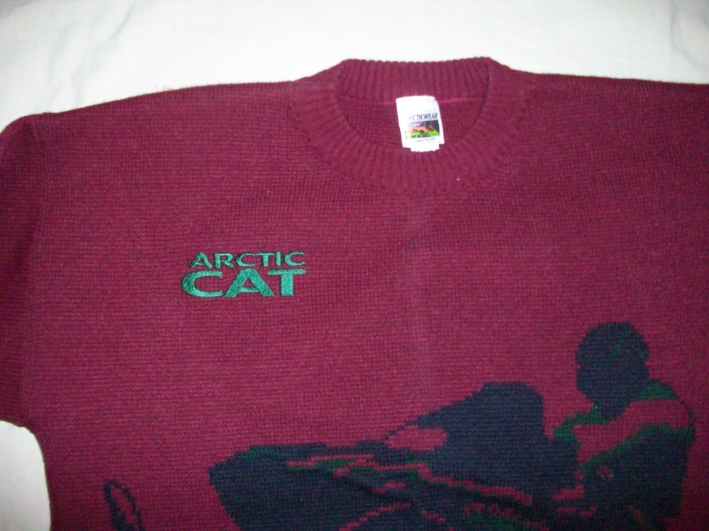 Vintage Arctic cat pullover sweater mens large