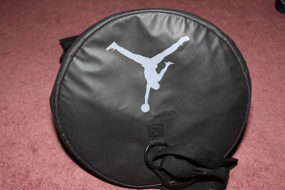 Jordan Duffle Bag Backpack - Black