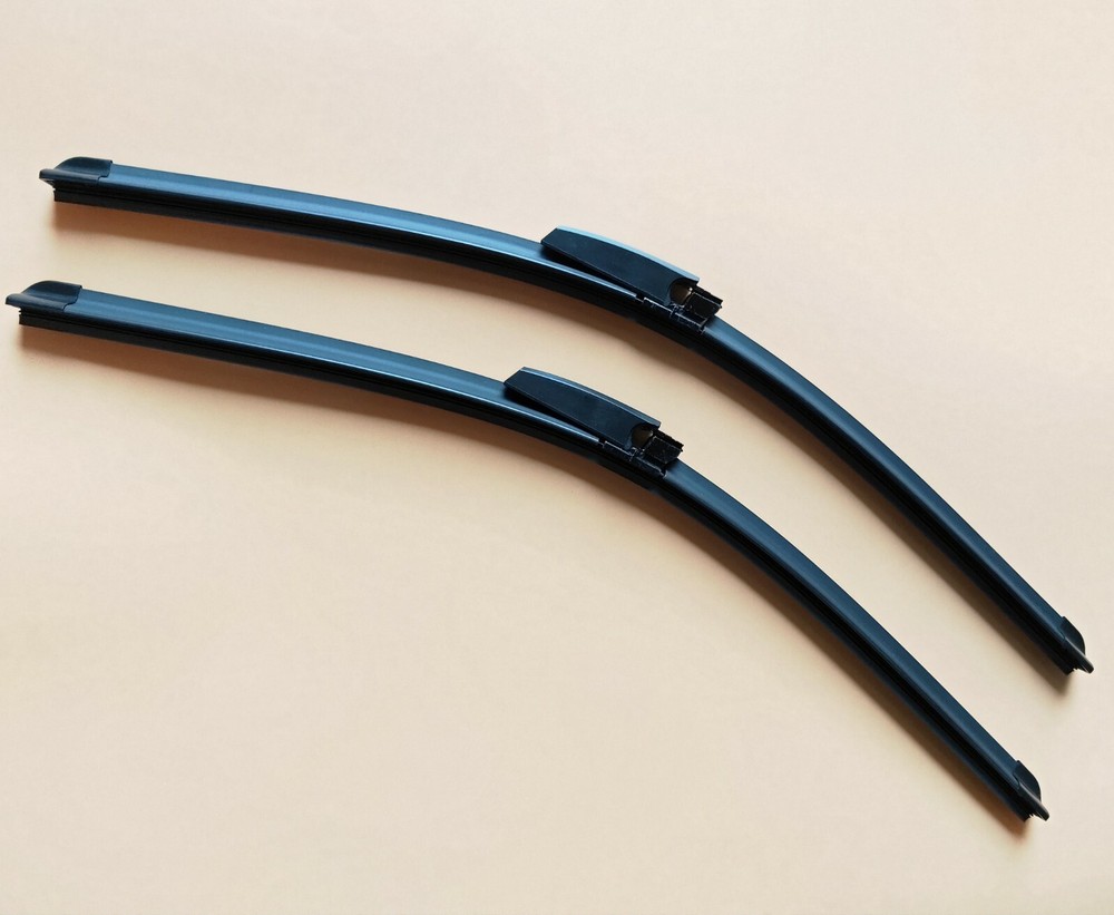 Front L&R Windshield Wiper Blade Set For Audi A4 A4 Quattro 2005-08 OEM Quality