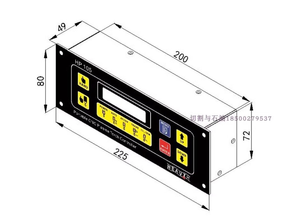 Height Regulator HP105 Plasma Height Controller Height Regulator CNC Tool