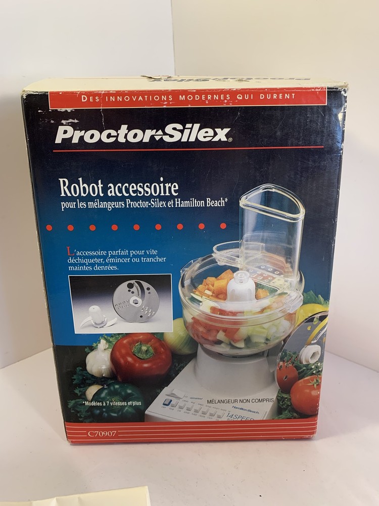 Proctor-Silex C70907 Food Processor Attachment Blender Accessory Shred Slice