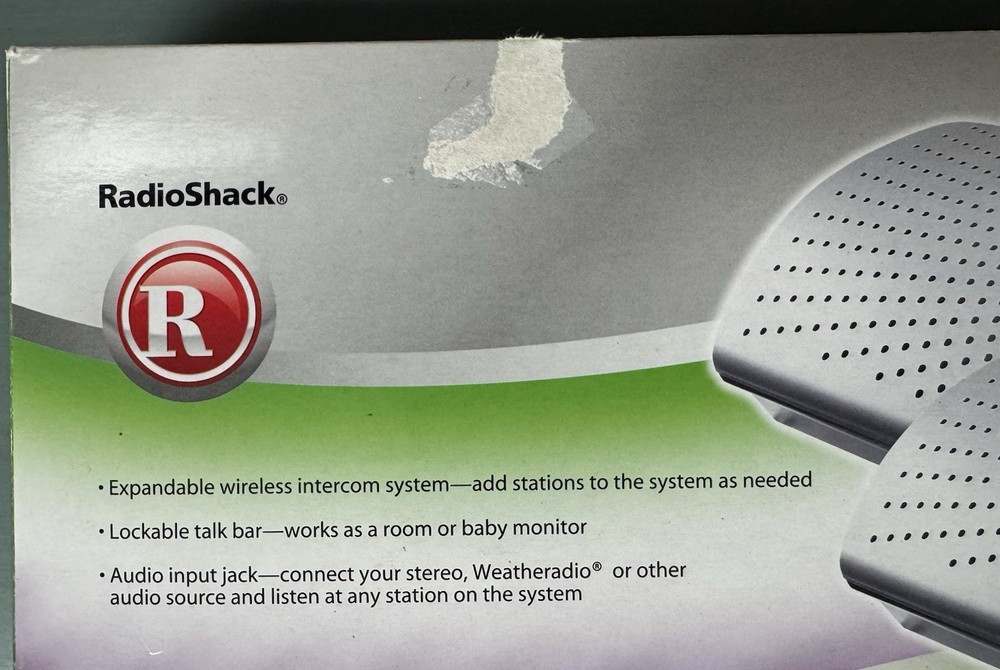 Radioshack 900MHz Wireless Audio Intercom System READ