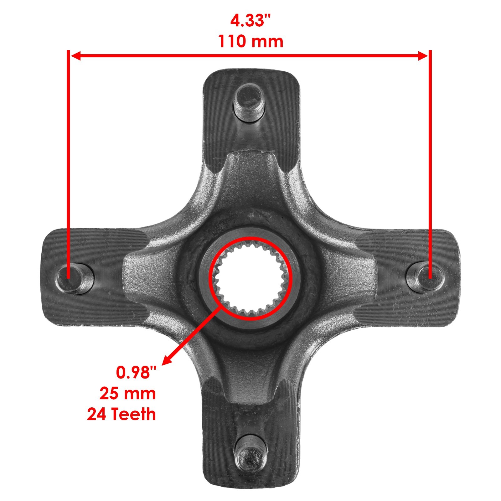 Rear Left And Right Wheel Hubs for Honda ATC200X 1983-1987 /2x