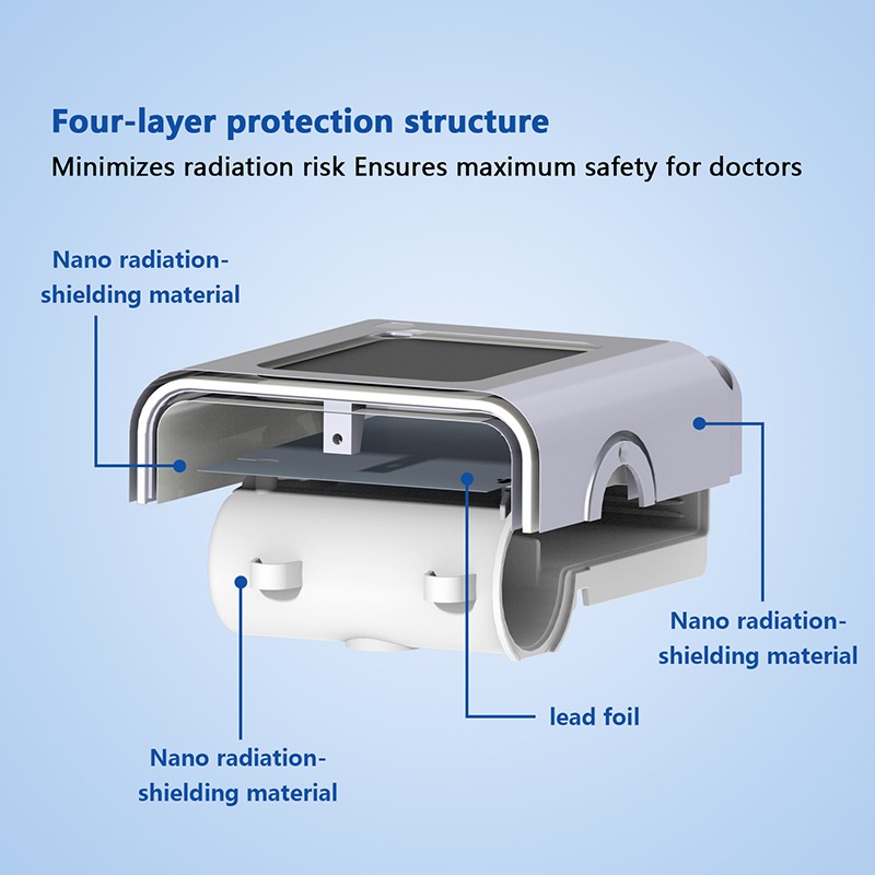 Dental Scatter Shield Protective Ring With X-ray Machine Remote Controller
