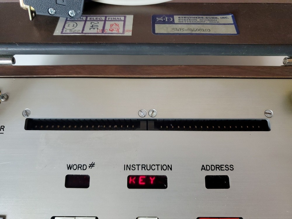 Vintage Struthers Dunn 75475 VIP EAROM Program Loader Memory Programmer - AS IS