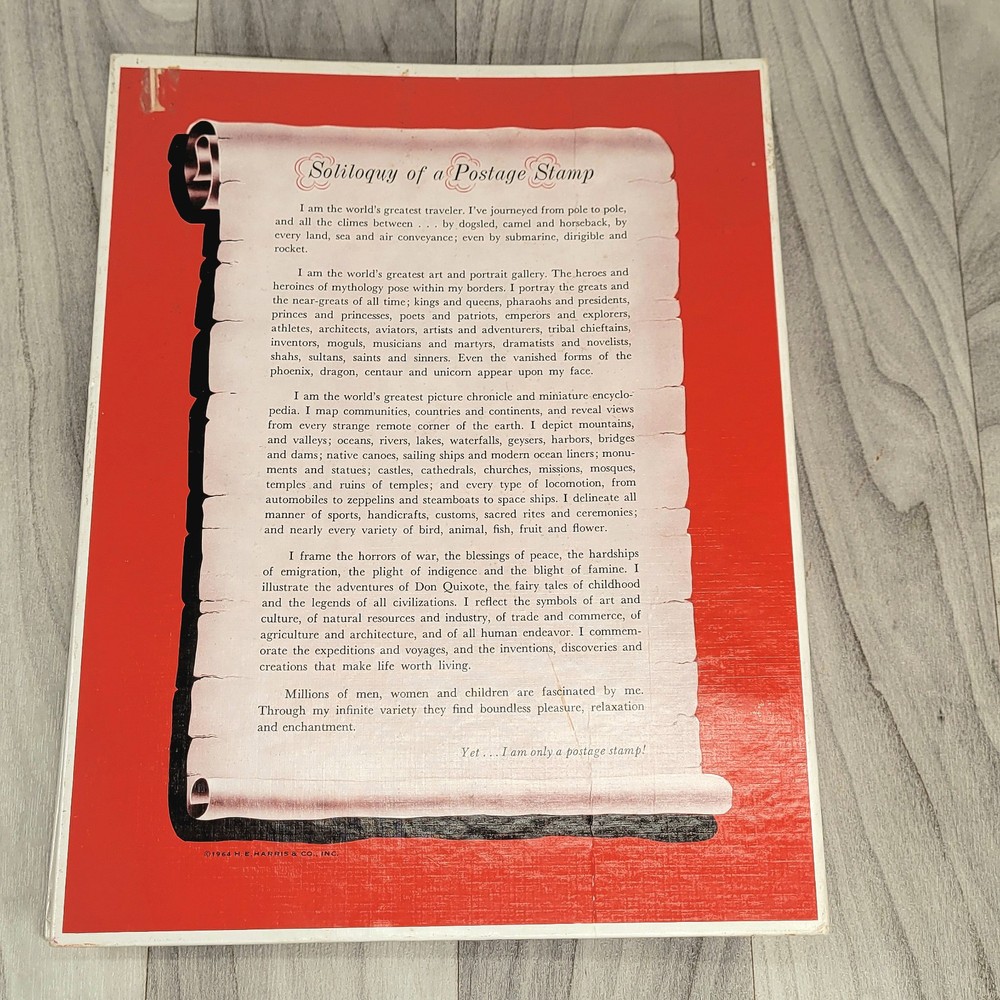 H. E. Harris Traveler World-Wide Stamp Album Binder 1983 Unused