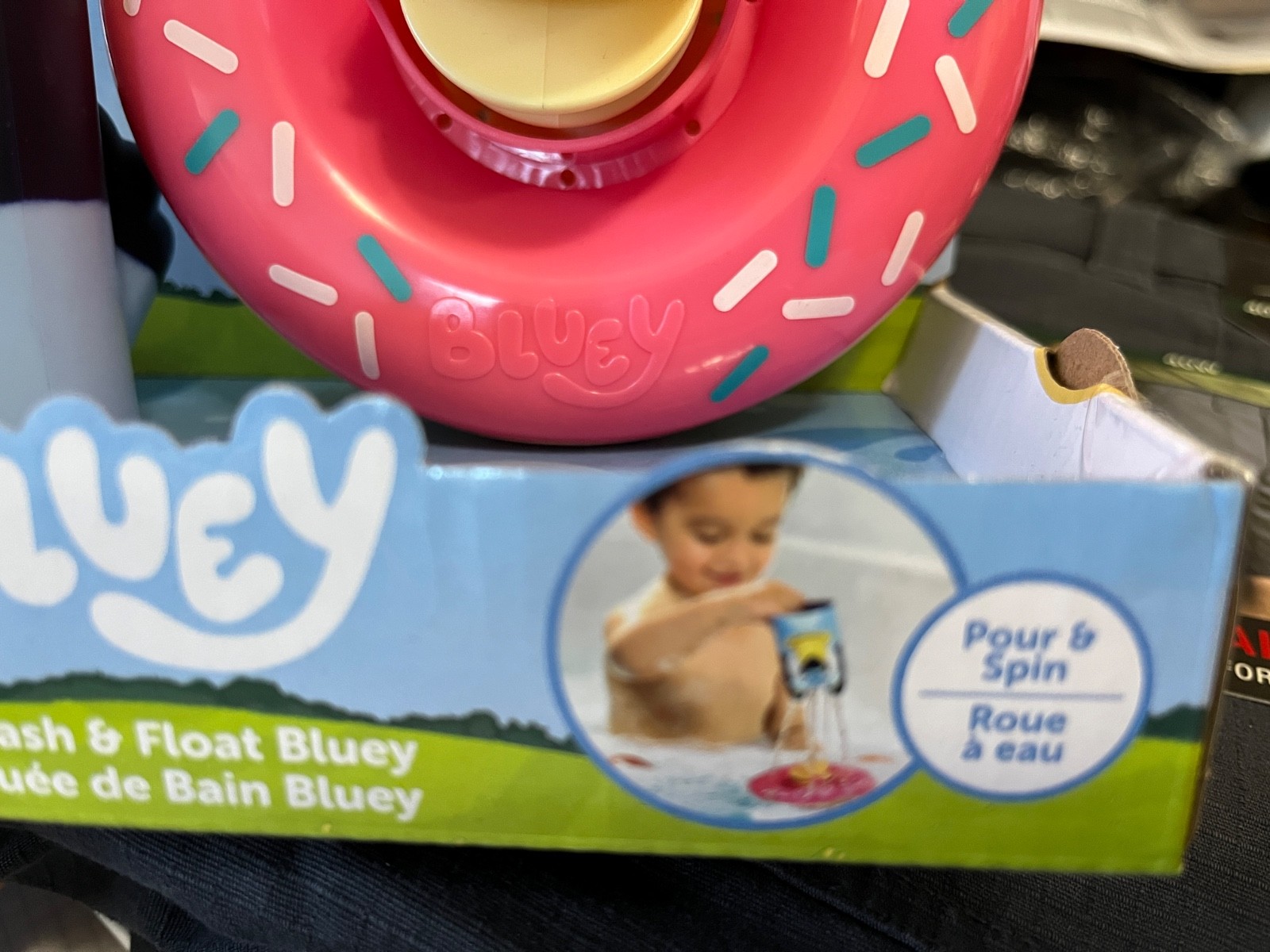 Bluey Splash And Float Bath Toy Tomy Toomies New
