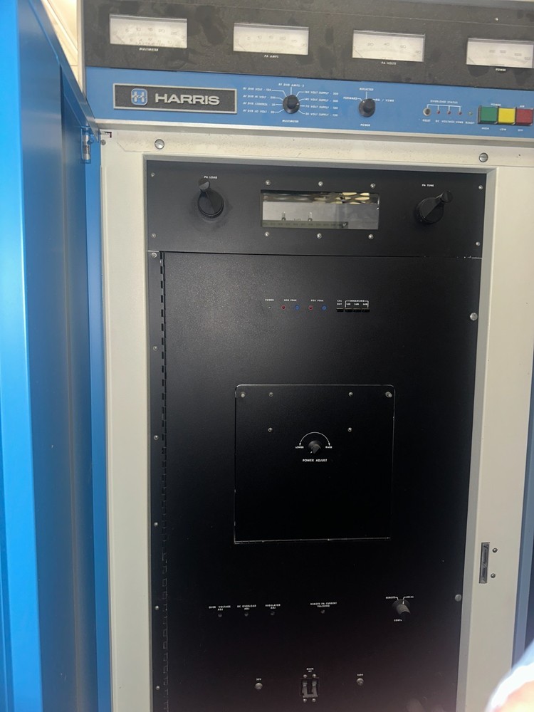 Harris MW1 AM Broadcast transmitter 1450kHz with flood damage