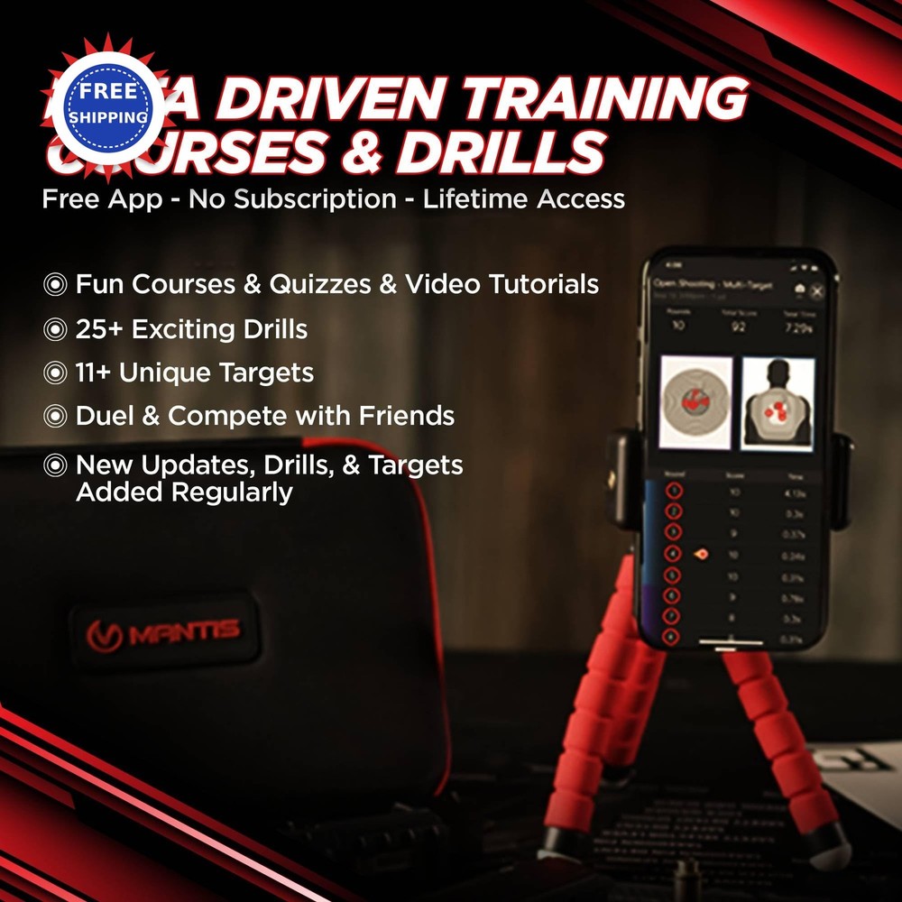 Portable 9mm Laser Training Kit Mantis Academy for Target Practice Fire System