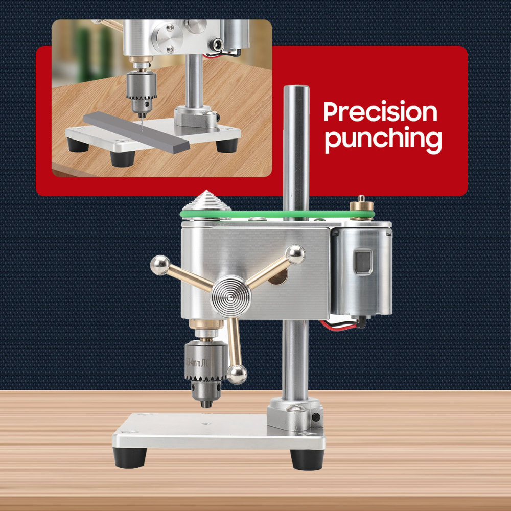 Mini Drill Press Precision CNC Table Milling Machine Portable Benchtop Driller