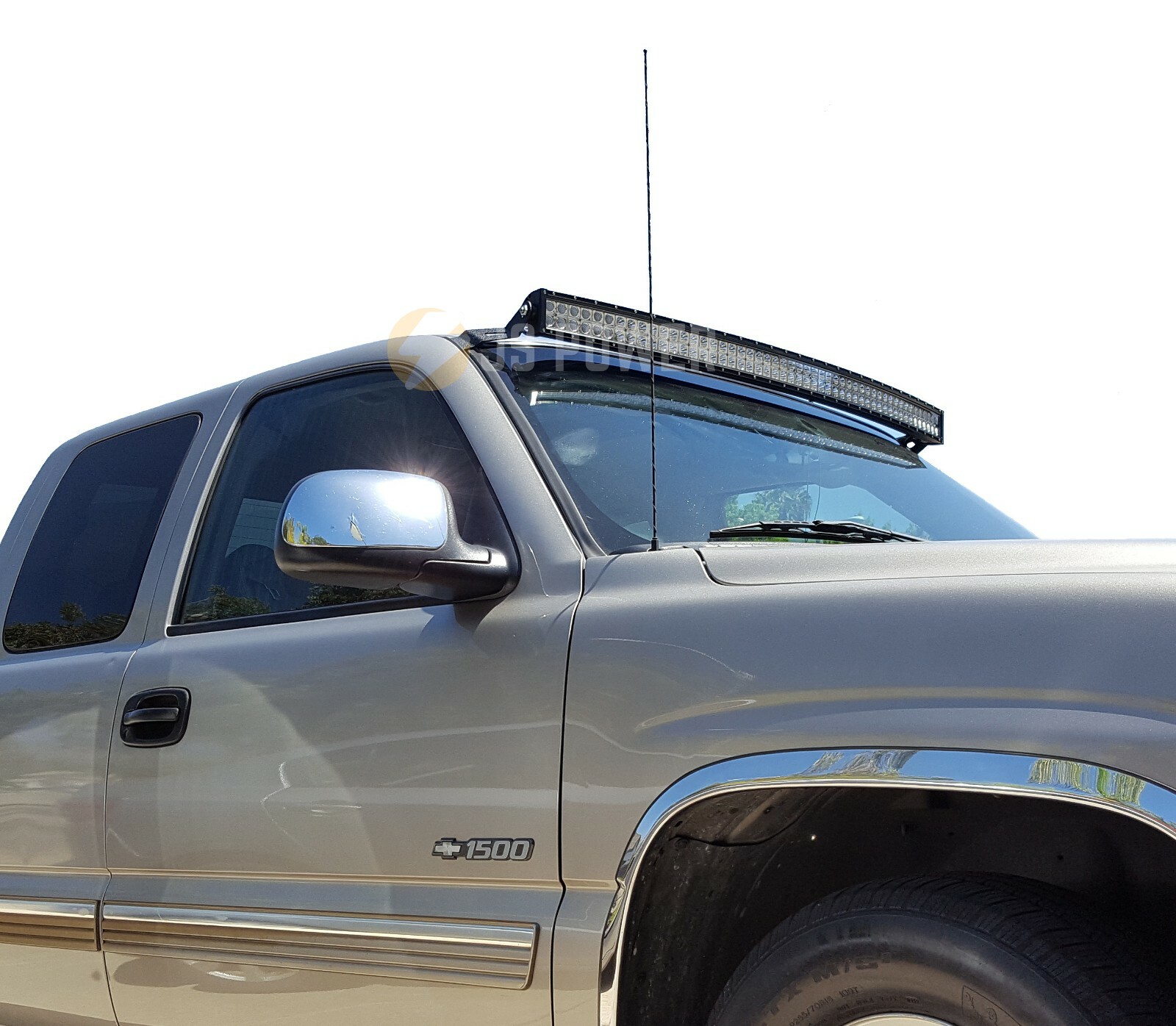 LED Light Bar Mounting Brackets 52" Curved Light Bar for 99-06 Silverado/Sierra