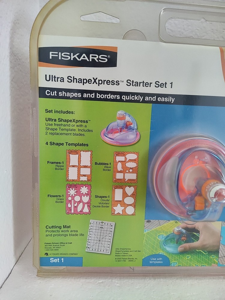 🟠FISKARS Ultra Shape Express Cutter - Cut Shapes & Borders Easily🟠