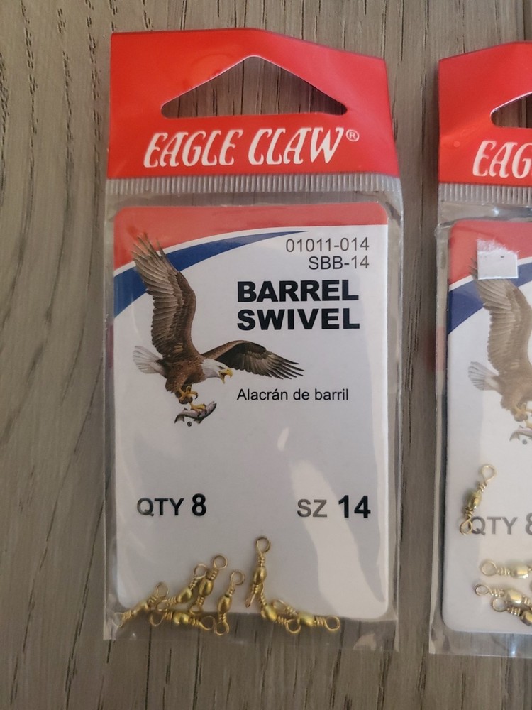 Eagle Claw Barrel Swivel Size 14
