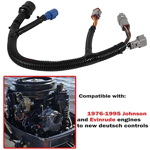 423-6344 Engine Adapter Harness,Suitable for 1976-1995 Johnson/Evinrude Engine