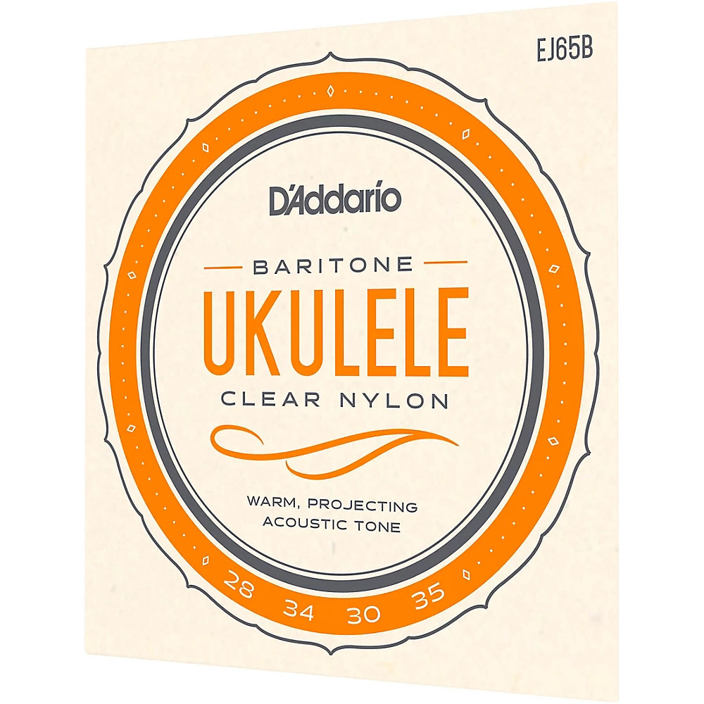 D'Addario EJ65B Pro-Arte Custom Extruded Baritone Nylon Ukulele Strings