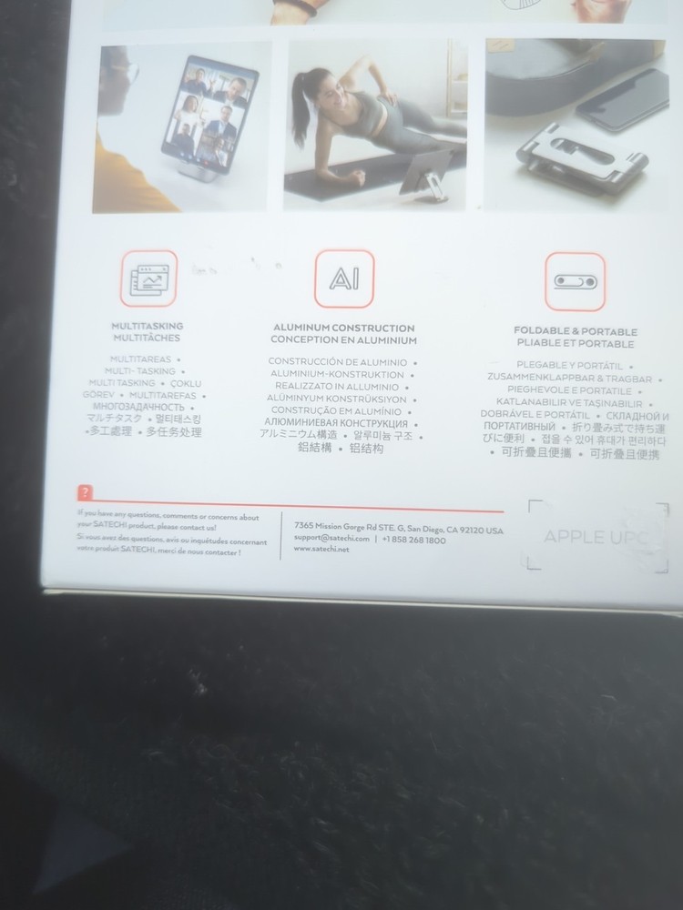 Satechi Foldable Aluminum Stand for Smartphone Or Tablet