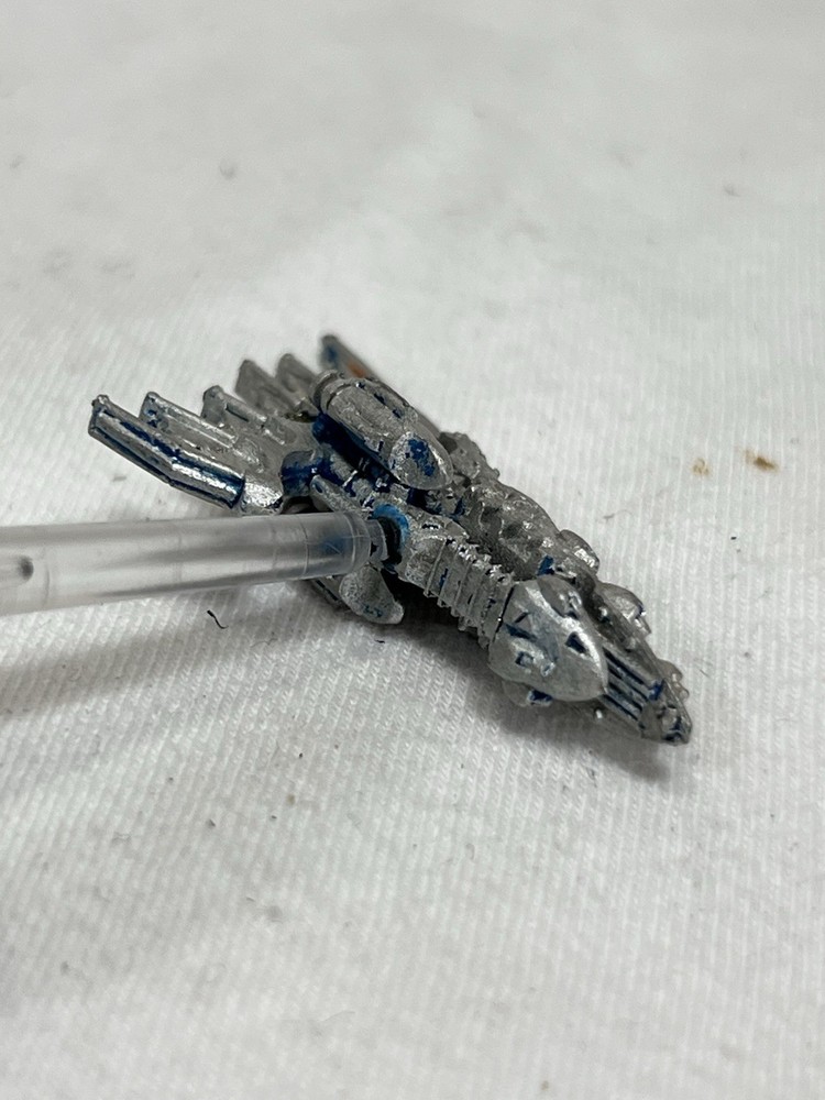 Battlefleet Gothic Eldar Aconite Frigate x3 - Stripped - Assembled GW