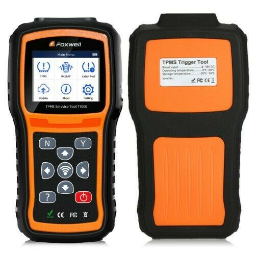 FOXWELL T1000 TPMS Relearn Tire Sensor Pressure Programming Reset Car Diagnostic