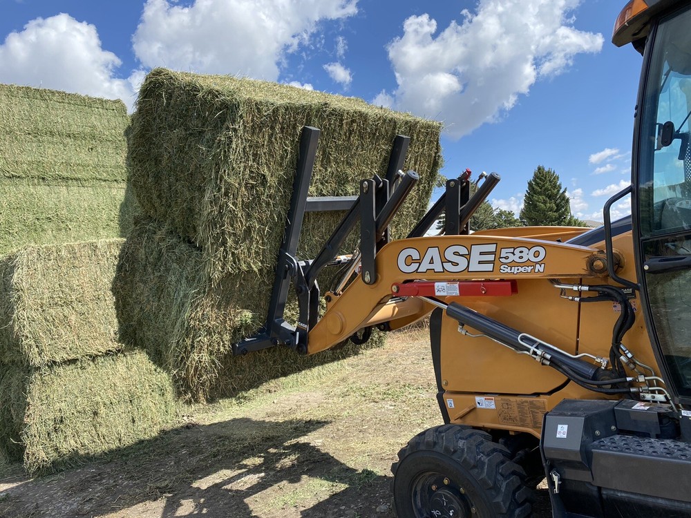 bale fork, quick connect, for case backhoe