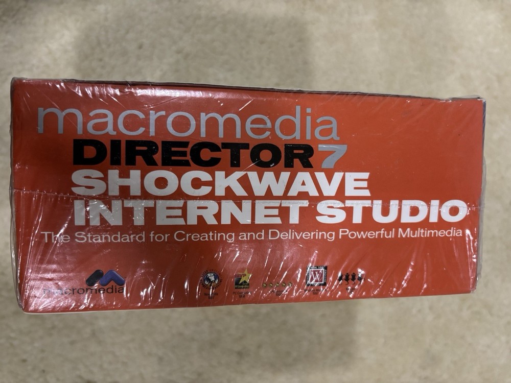Macromedia Director 7 Shockwave Internet Studio Education Version NEW SEALED!
