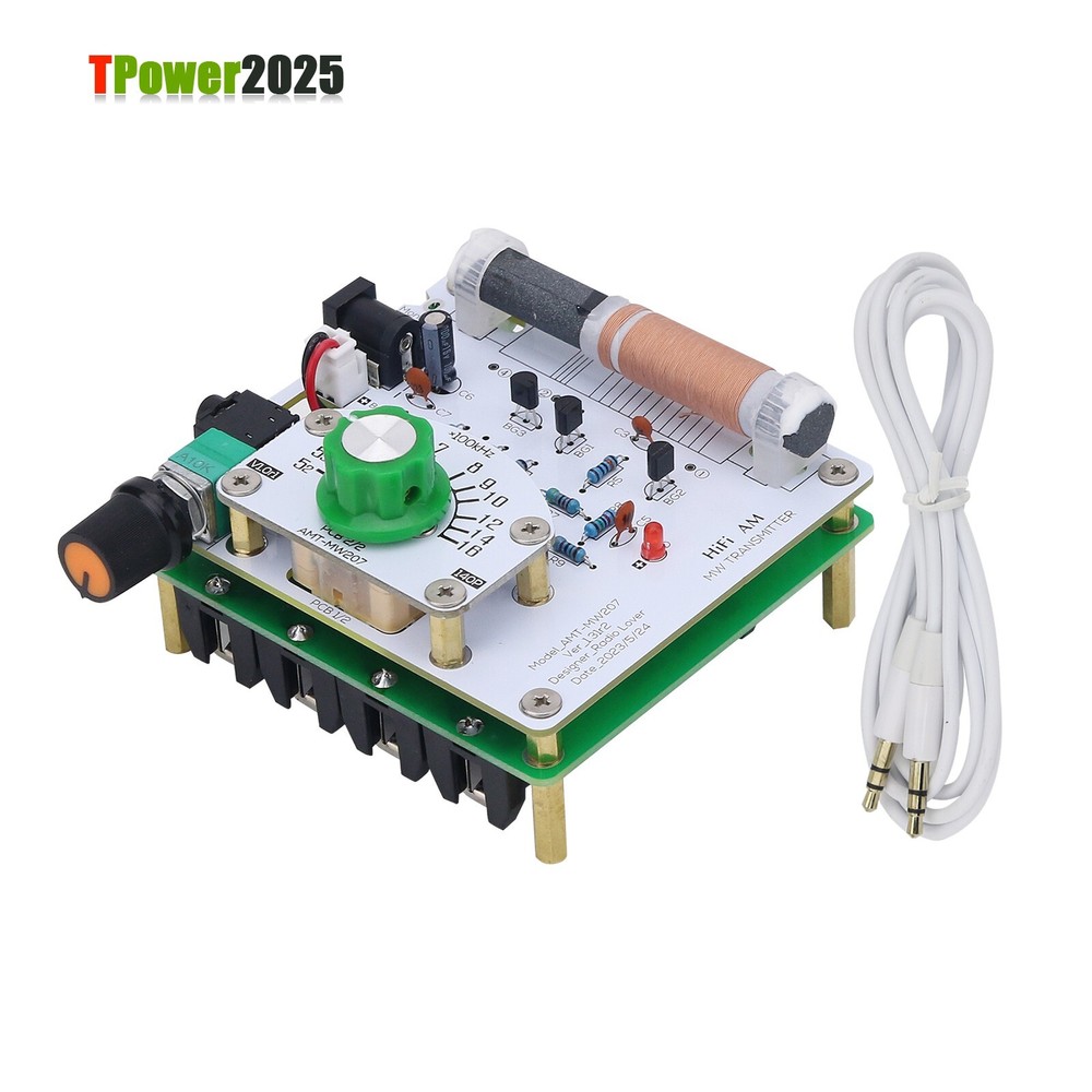 AMT-MW207 525-1605KHz HiFi AM Transmitter MW Transmitter DIY Circuit Board Radio