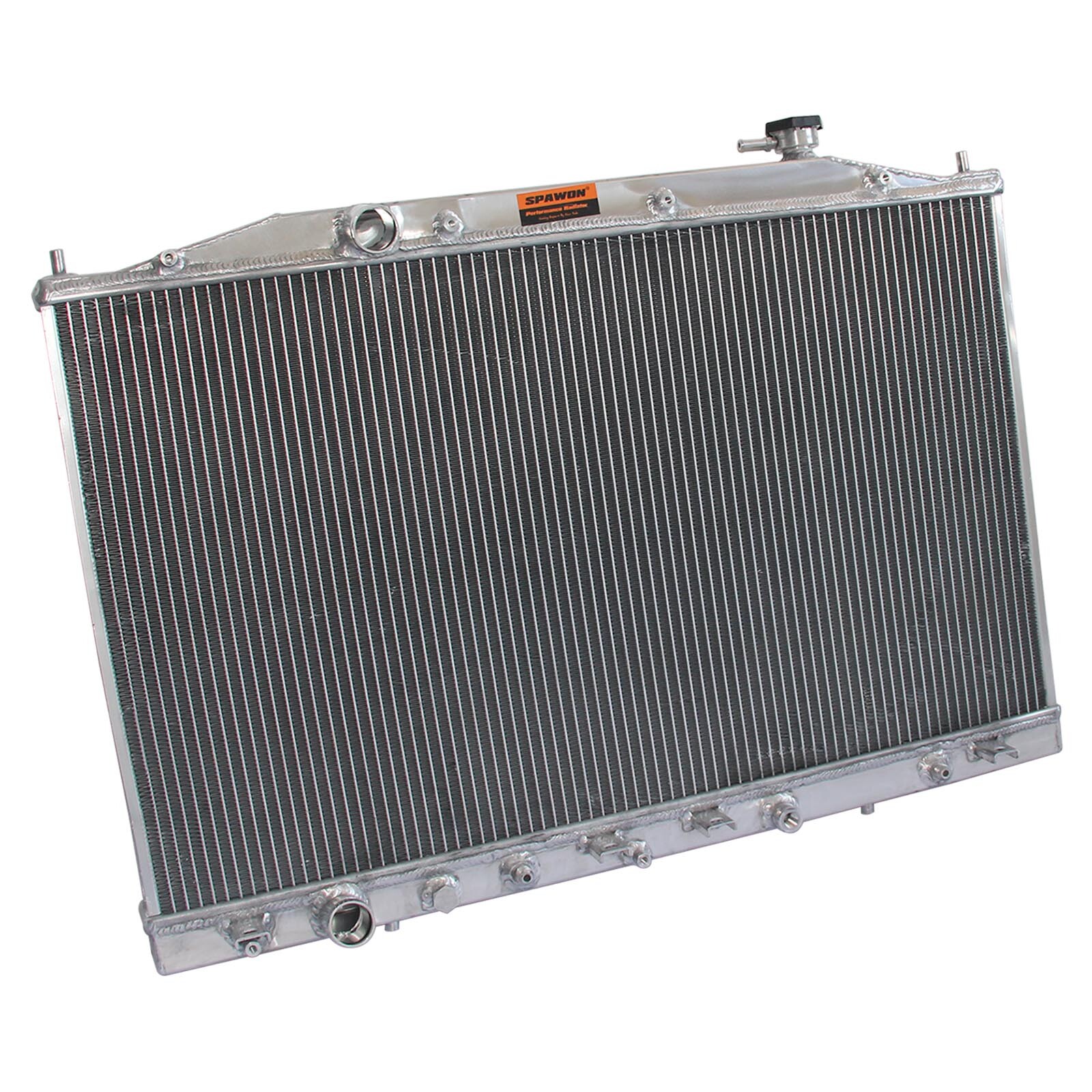 SPAWON Aluminum Radiator For 2011-2017 Honda Odyssey 3.5L V6 3471cc 3 Row AT MT