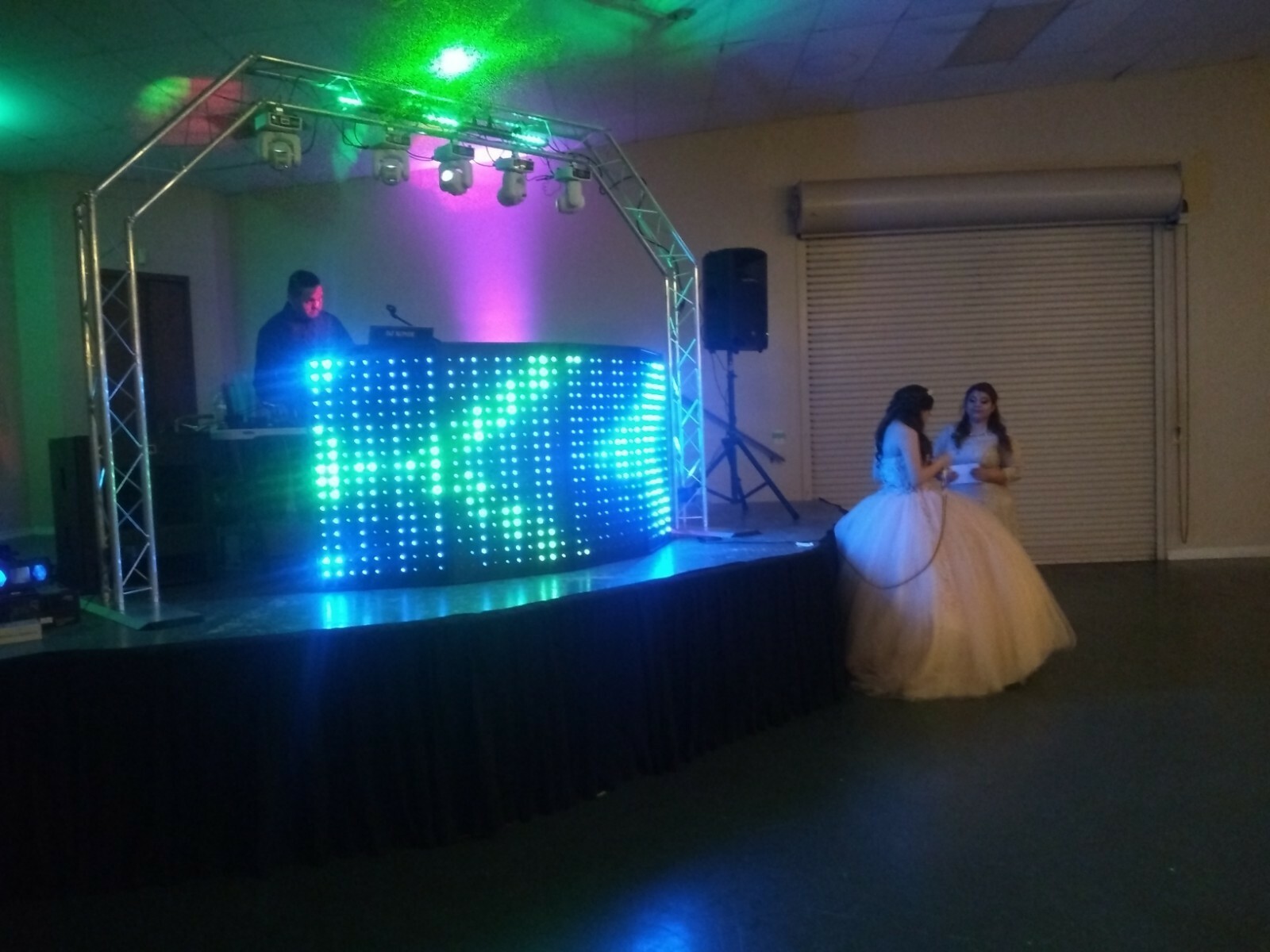 LED Pixel DJ Booth/ Facade Panels, 4 Detachable Interactive Panels