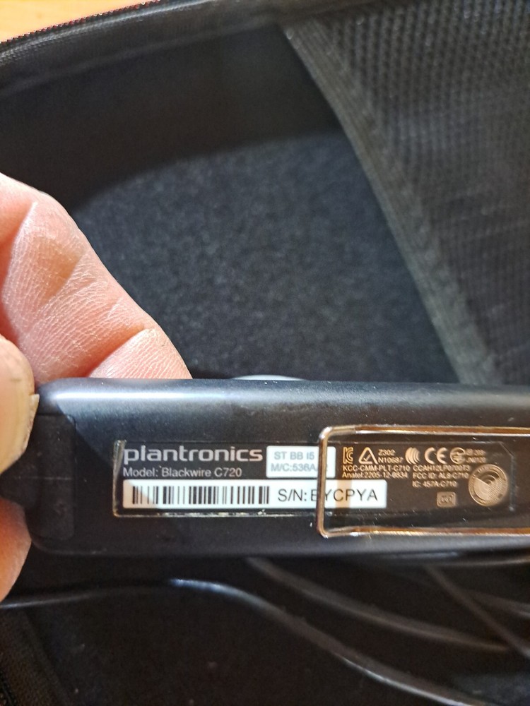 Plantronics Blackwire C720-M Wired Headsets Black