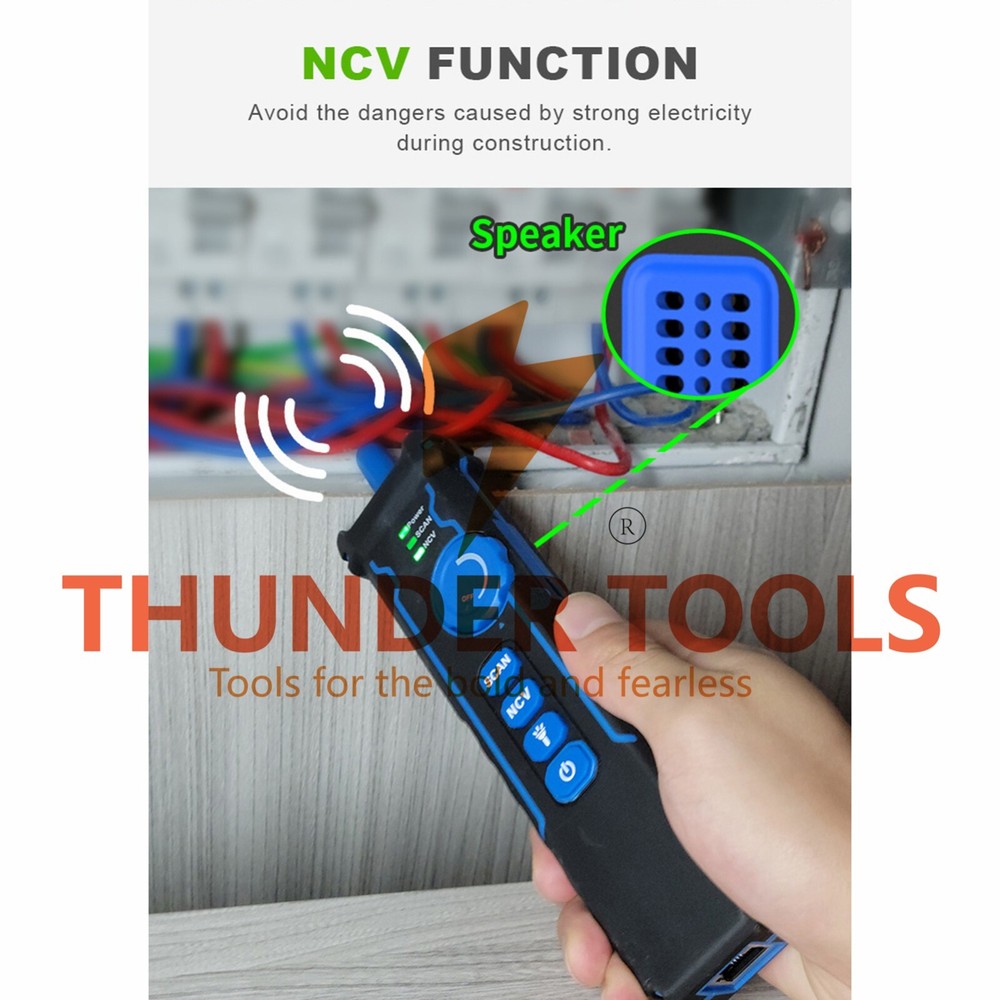 Thunder Tools NOYAFA Optical Network Cable Meter Tracer with LCD Display