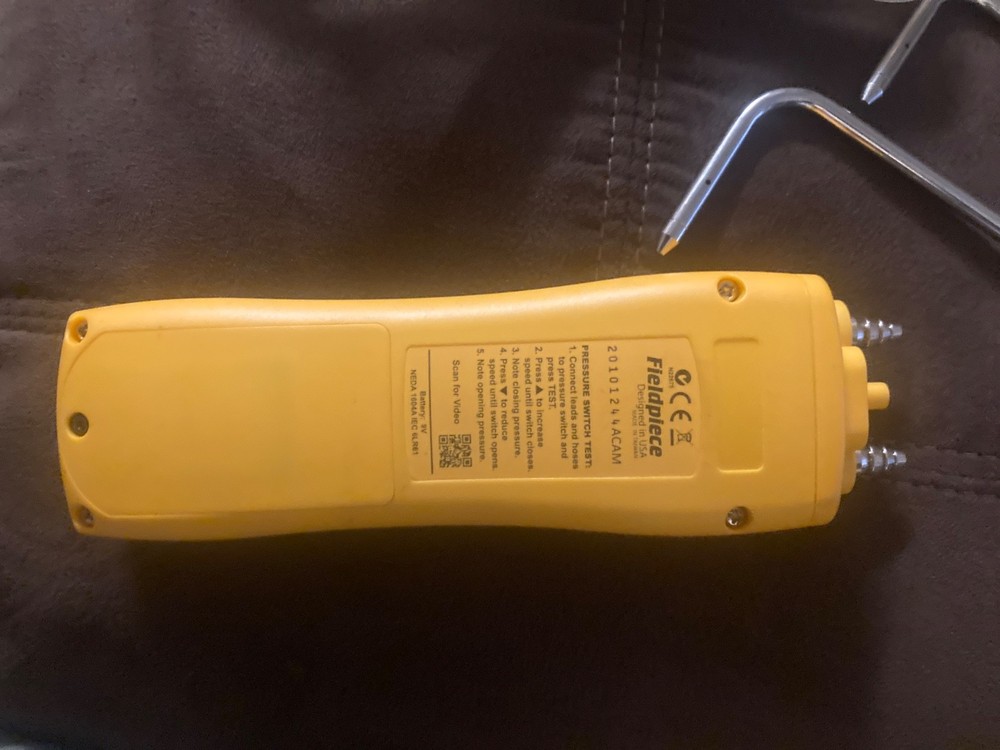 Fieldpiece SDMN6 Pressure Switch Tester