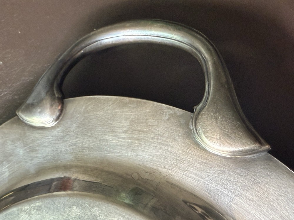 Antique Rogers and Bro 2380 Silver Heritage Serving Tray Victorian Style