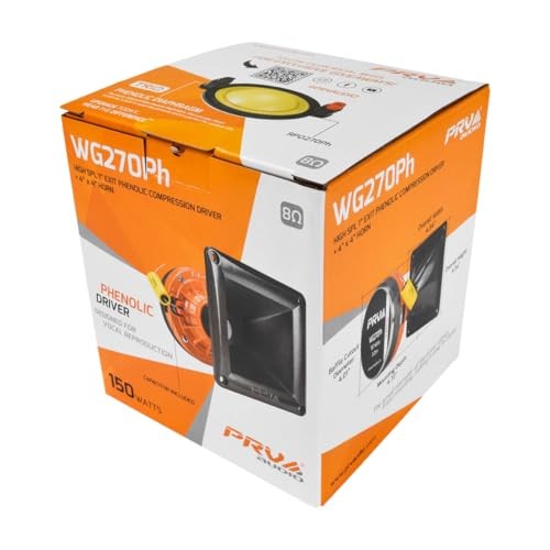 PRV AUDIO WG270Ph Horn Driver - 1" Exit Phenolic Compression Assorted Styles