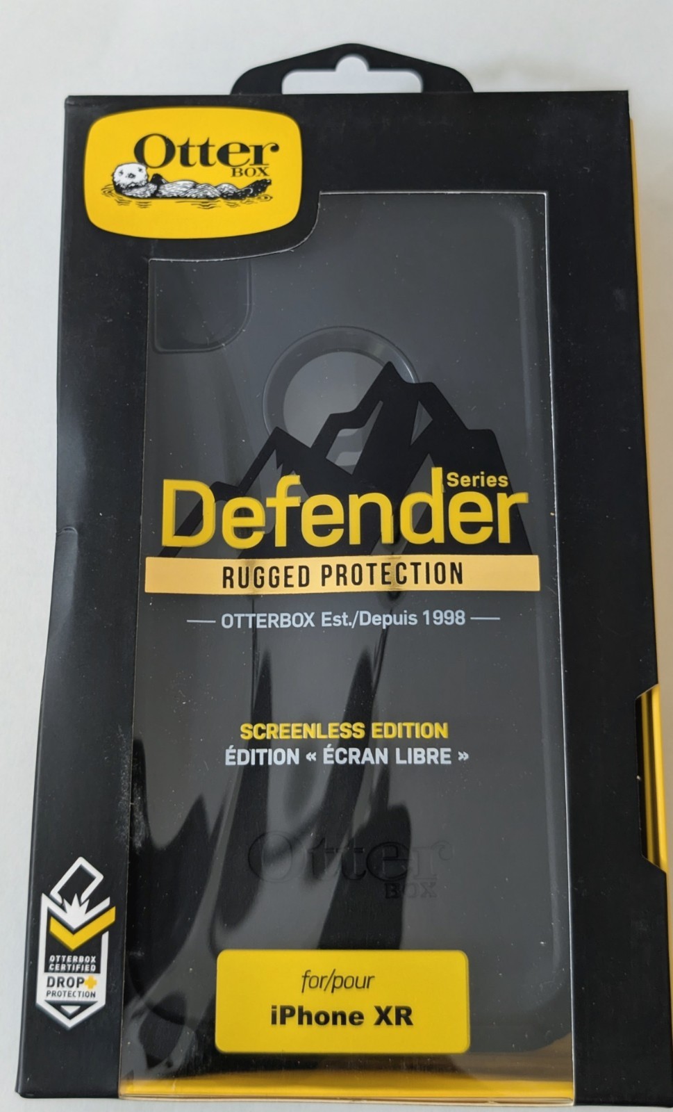 OTTERBOX Defender Series Rugged for iPhone XR- Black NIB