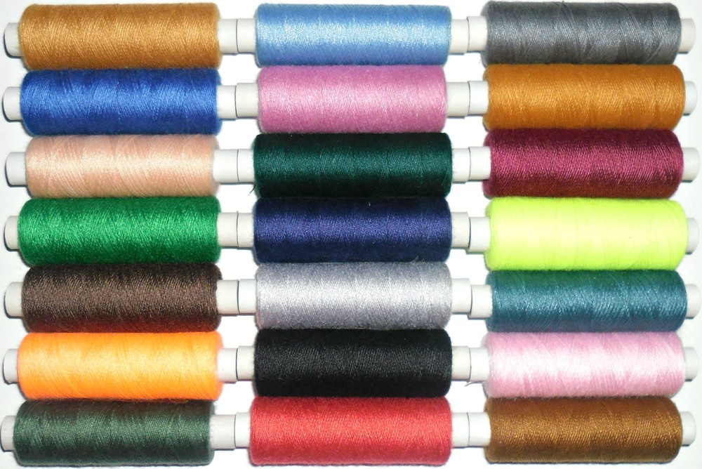 HIGH QUALITY STRONG 75s SEWING THREAD SPUN POLYESTER, 200MTR SPOOL, VARIOUS COLS
