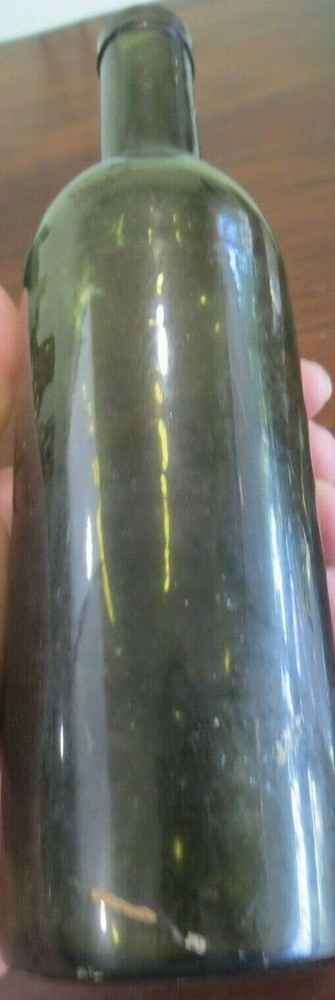 GREEN ANTIQUE BOTTLE DEEP PONTAIL