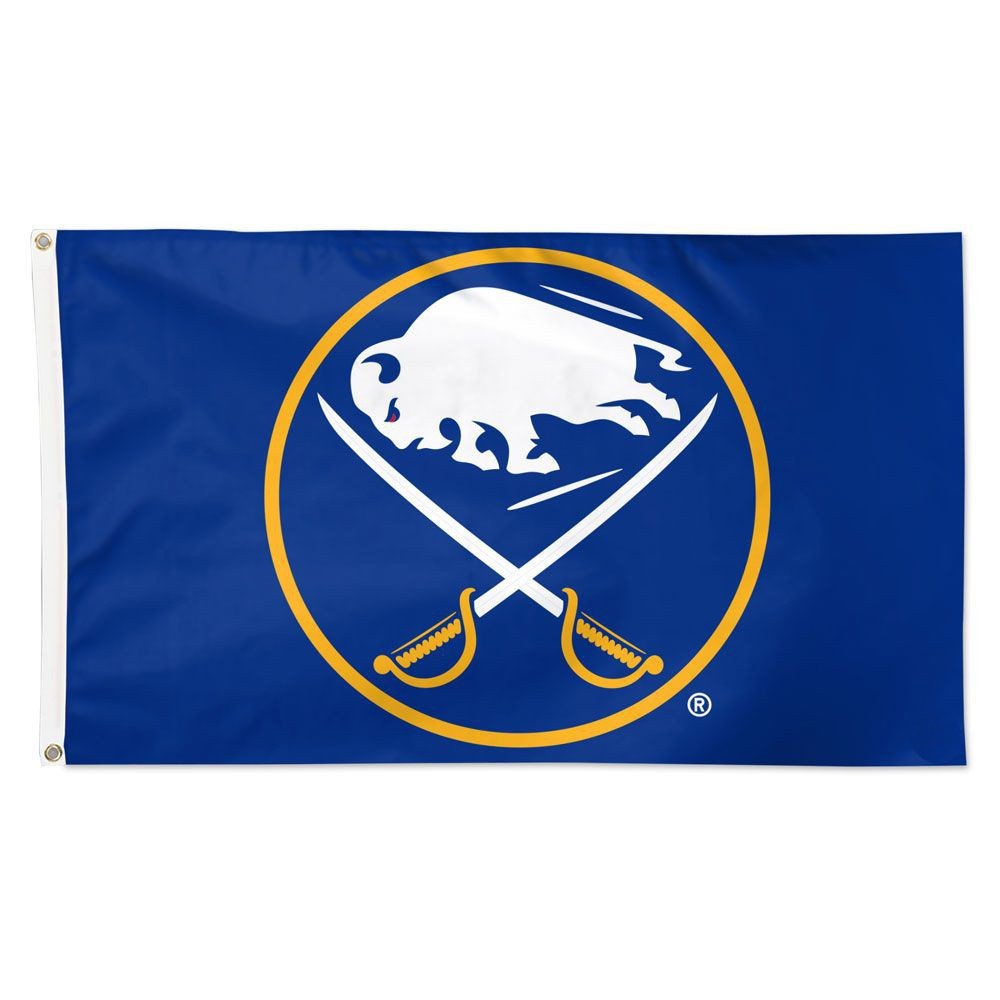 Buffalo Hockey Team Blue Memorable Flag 3x5 ft Sabres Fan Wall Decor Banner
