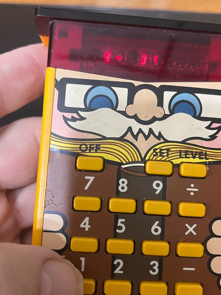 1970'S TEXAS INSTRUMENTS LITTLE PROFESSOR MATH/ LEARNING CALCULATOR TESTED
