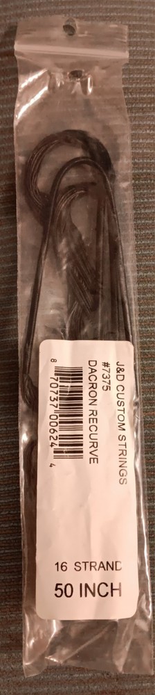 New J & D Custom Bowstring  #7375 Cables 50" Length 16 Strand!