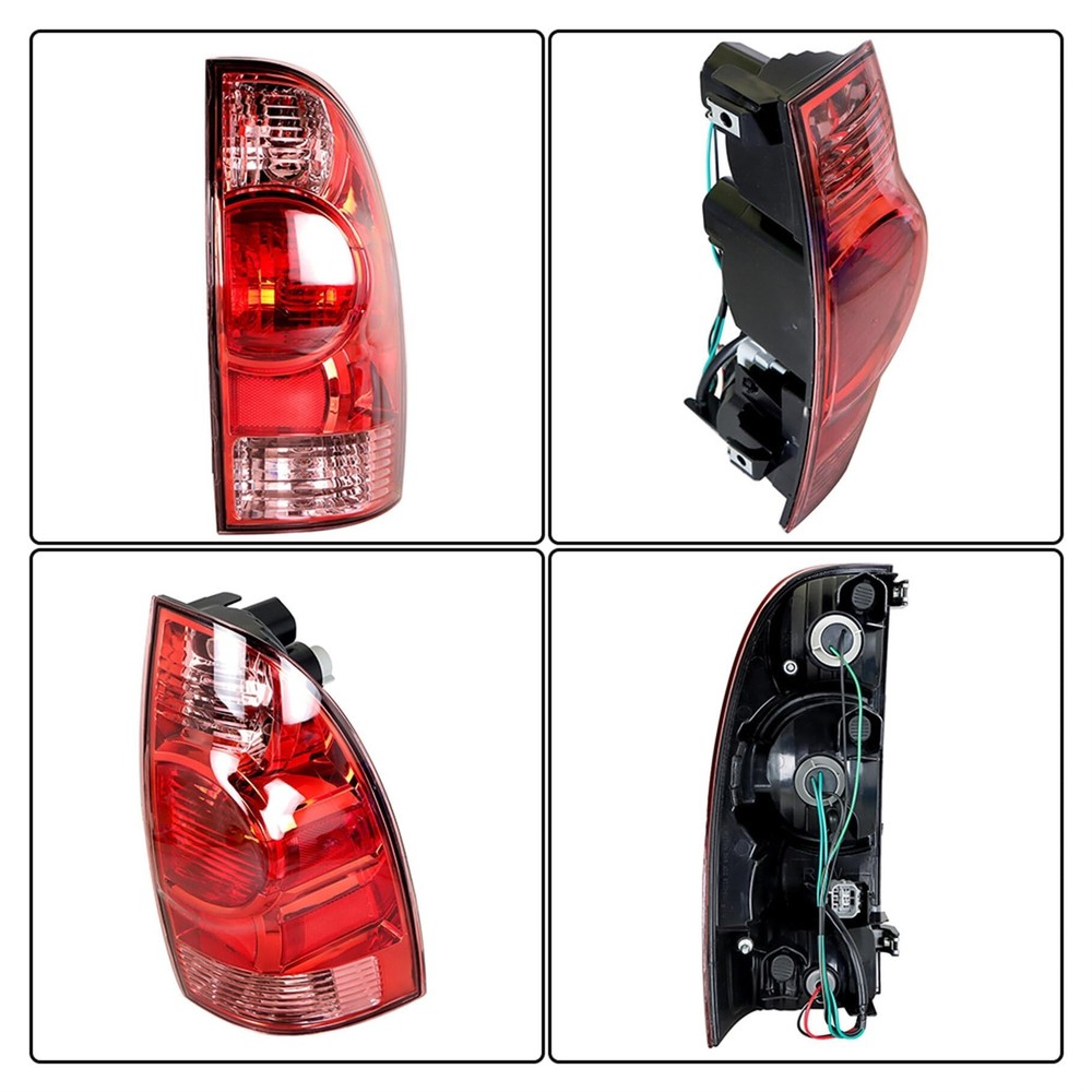 Tail Light Outer Passenger Side Clear Lens Assembly for 2005-2015 Tacoma