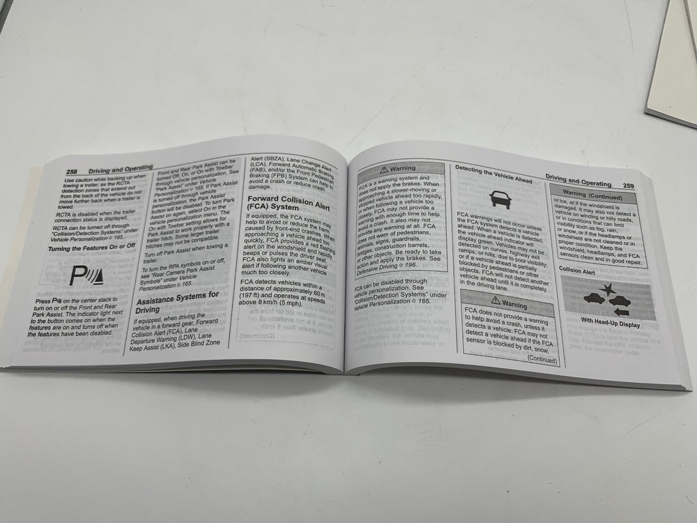 2019 Chevy Silverado Owners Manual Set OEM