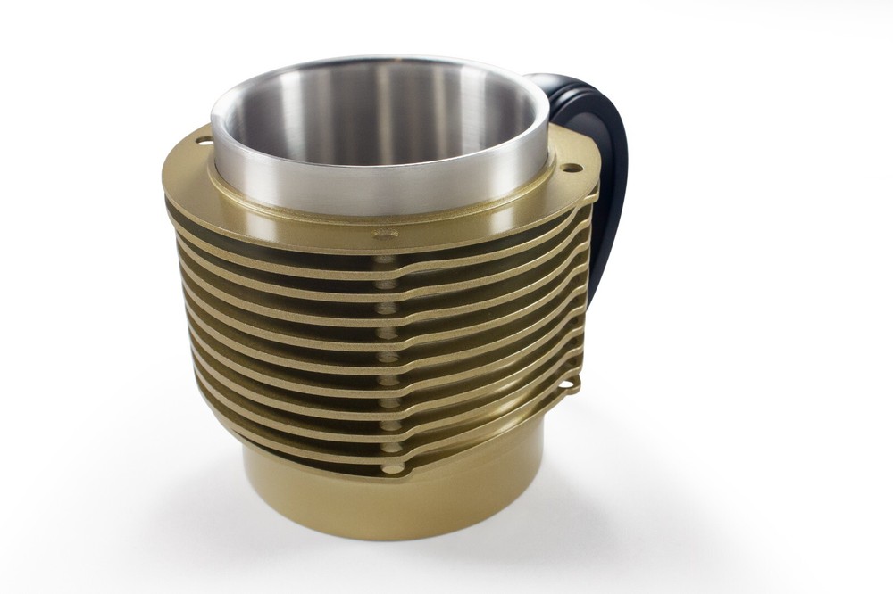 Finned Cylinder Mug