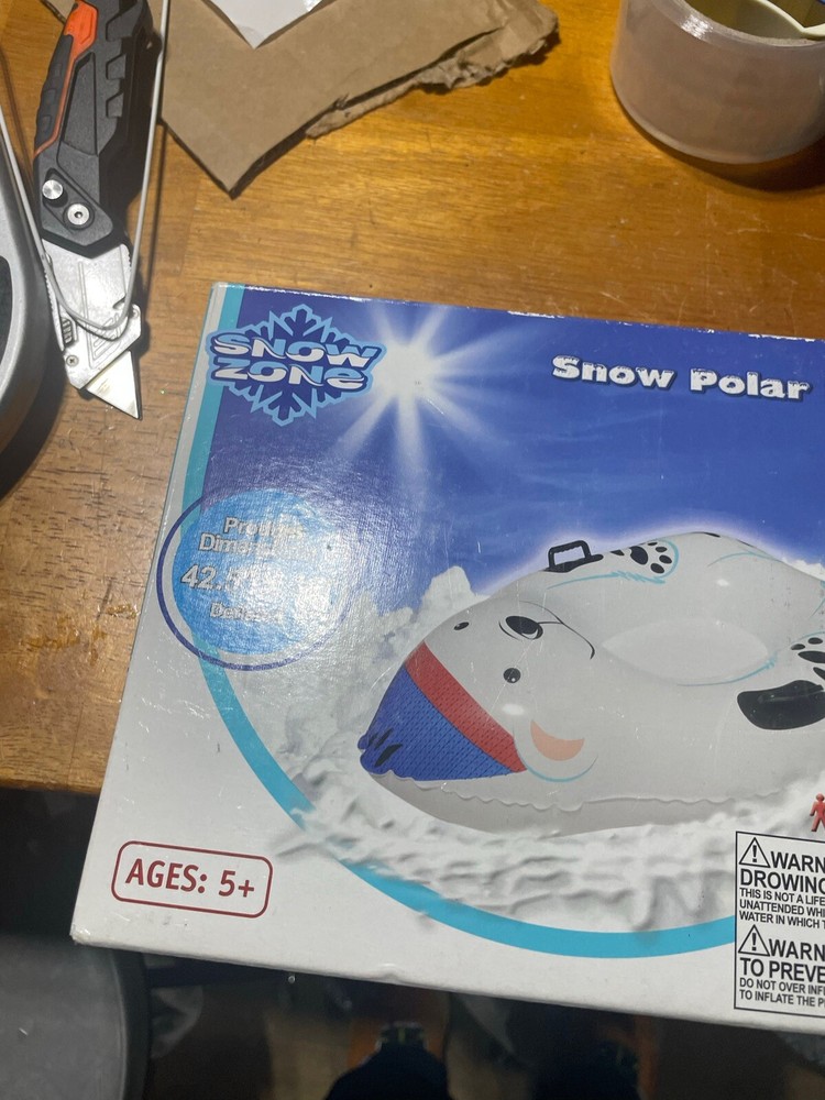 Polar Bear Inflatable Snow Tube
