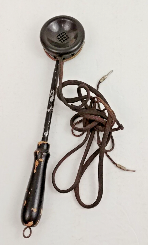 Vintage Brush Telescoping Microphone UNTESTED Electronics Development Black Rod